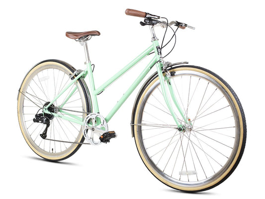 6KU Odessa 8spd City Bike - Elysian Green