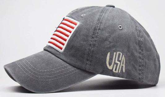 USA baseball cap - Grijs