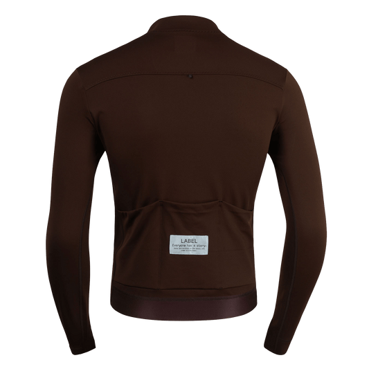 Balance Thermal Long Sleeve Jersey - Earth Brown