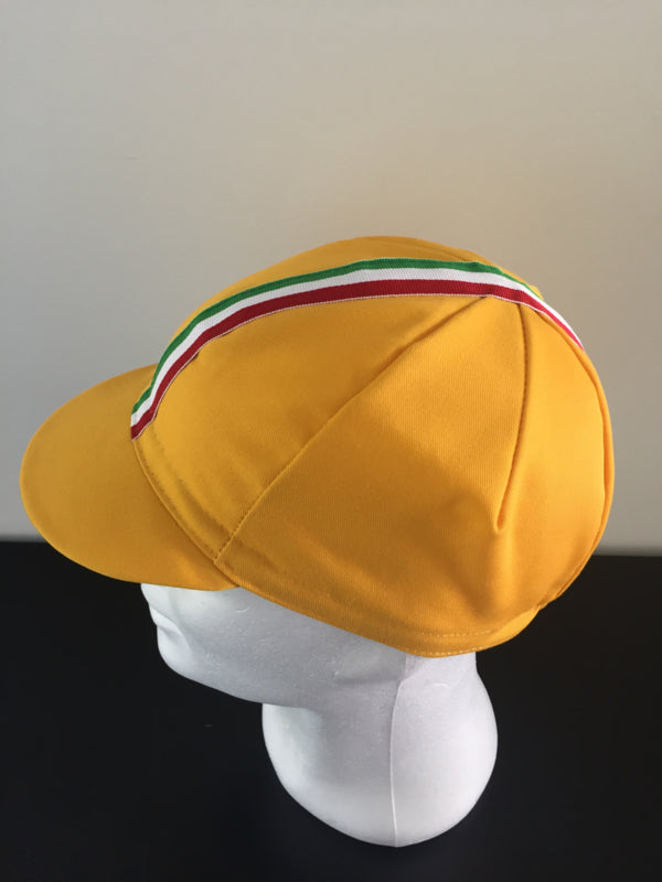 Koerspet / fietspet Italia - Geel