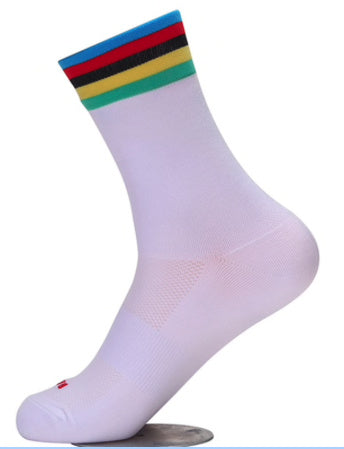 Fietssokken World Champion - Wit