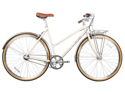 BLB Butterfly 3 speed Town Bike - Natural Beige