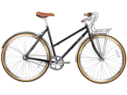 BLB Butterfly 3 speed Town Bike - Black