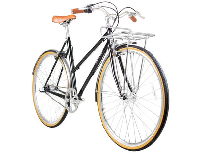 BLB Butterfly 3 speed Town Bike - Black