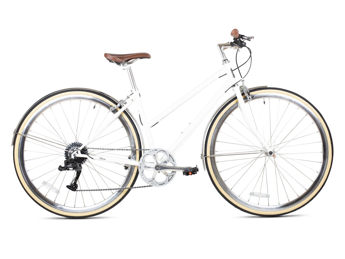 6KU Odessa 8spd City Bike - Coney White