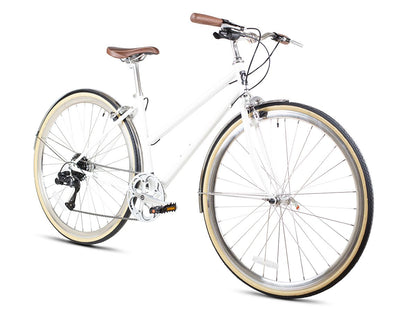 6KU Odessa 8spd City Bike - Coney White