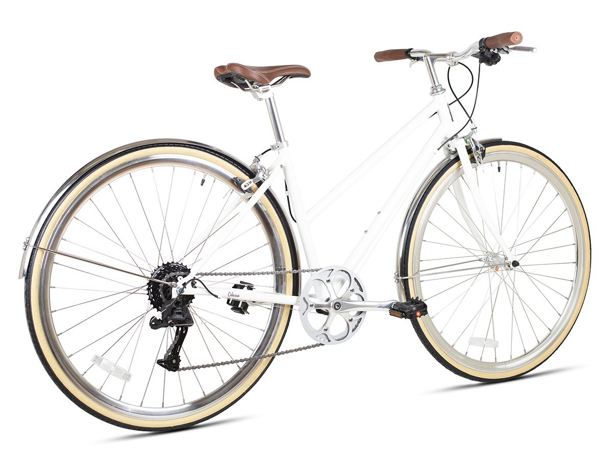 6KU Odessa 8spd City Bike - Coney White
