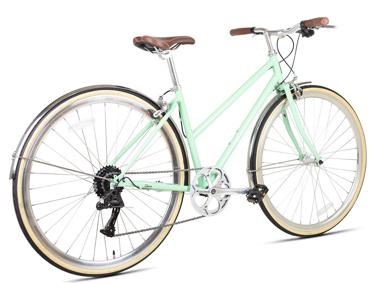 6KU Odessa 8spd City Bike - Elysian Green