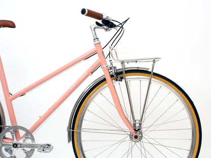 BLB Butterfly 8-speed City Bike - Dusty Pink