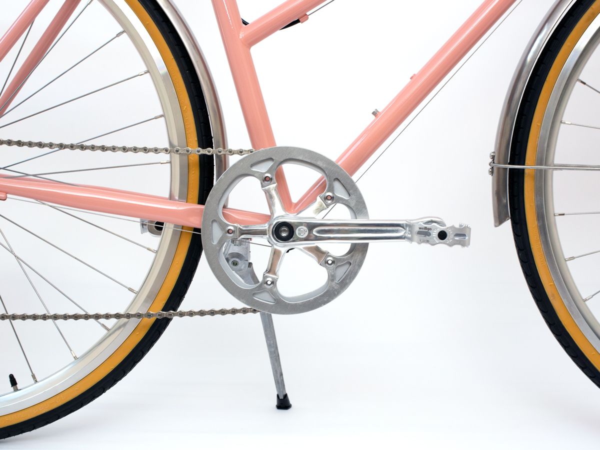 BLB Butterfly 8-speed City Bike - Dusty Pink