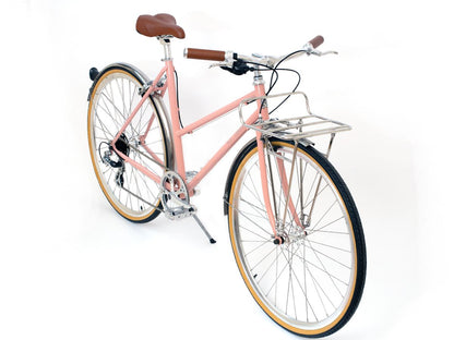BLB Butterfly 8-speed City Bike - Dusty Pink