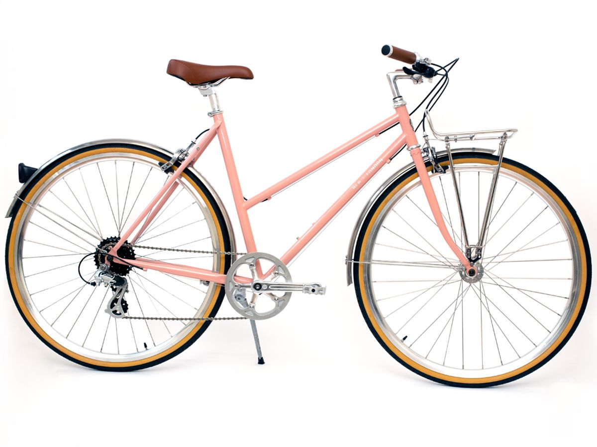 BLB Butterfly 8-speed City Bike - Dusty Pink