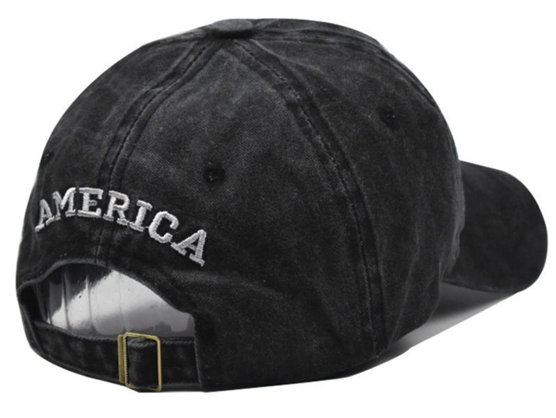 USA baseball cap - Zwart