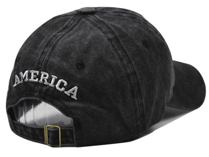 USA baseball cap - Zwart
