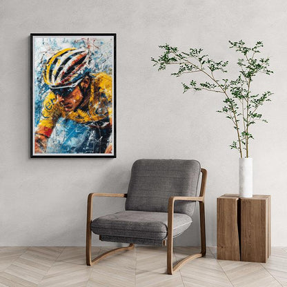 Lance Armstrong Illustration | Fiets Racedecor | Sport Kunst