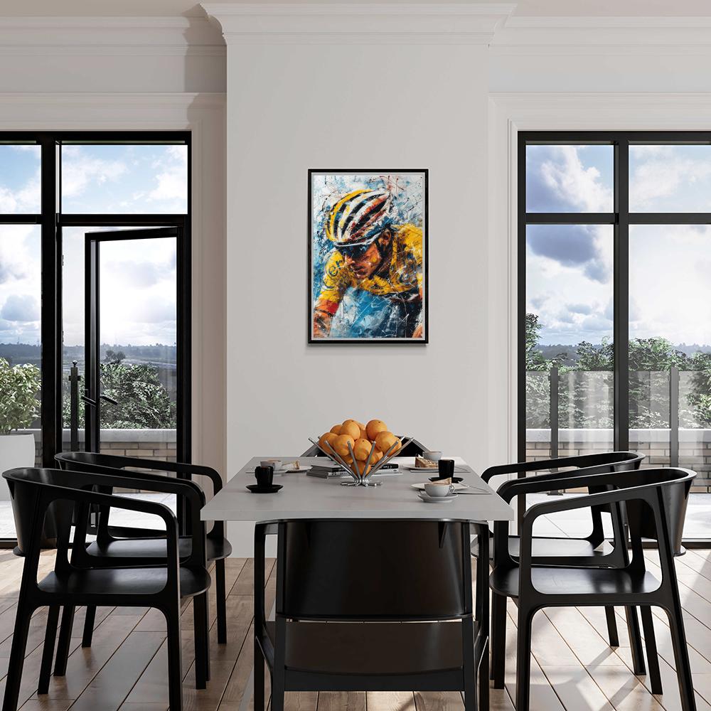 Lance Armstrong Illustration | Fiets Racedecor | Sport Kunst