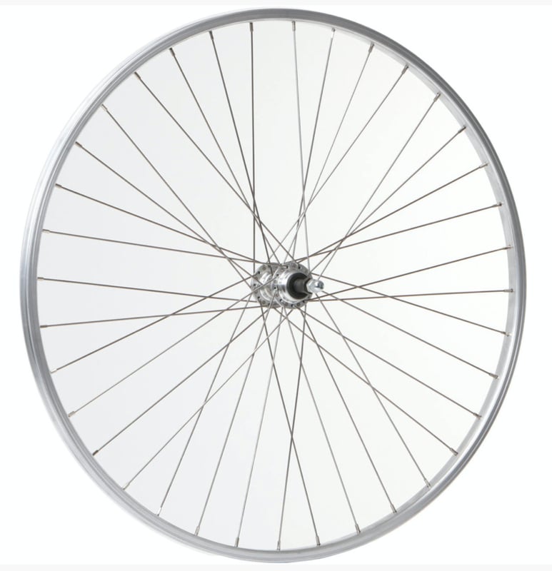 Achterwiel 28'' Aluminium - Zilver