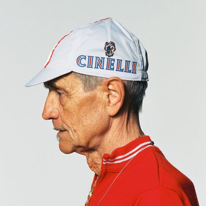 Cinelli Eroica white koerspet / wielrenpet / fietspet