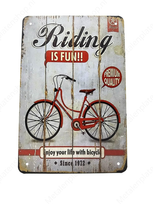 Riding is fun - Enjoy your life with bicycle - Fietsen
