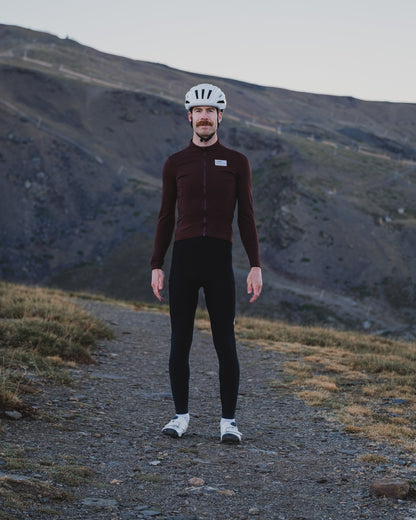 Balance Thermal Long Sleeve Jersey - Earth Brown