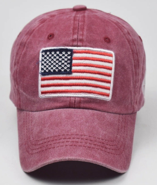 USA baseball cap - Bordeaux