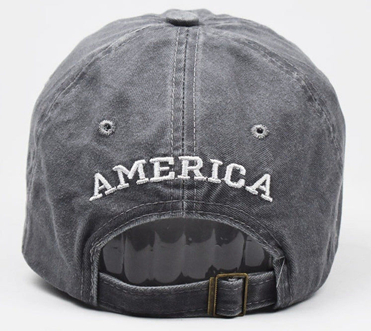 USA baseball cap - Grijs