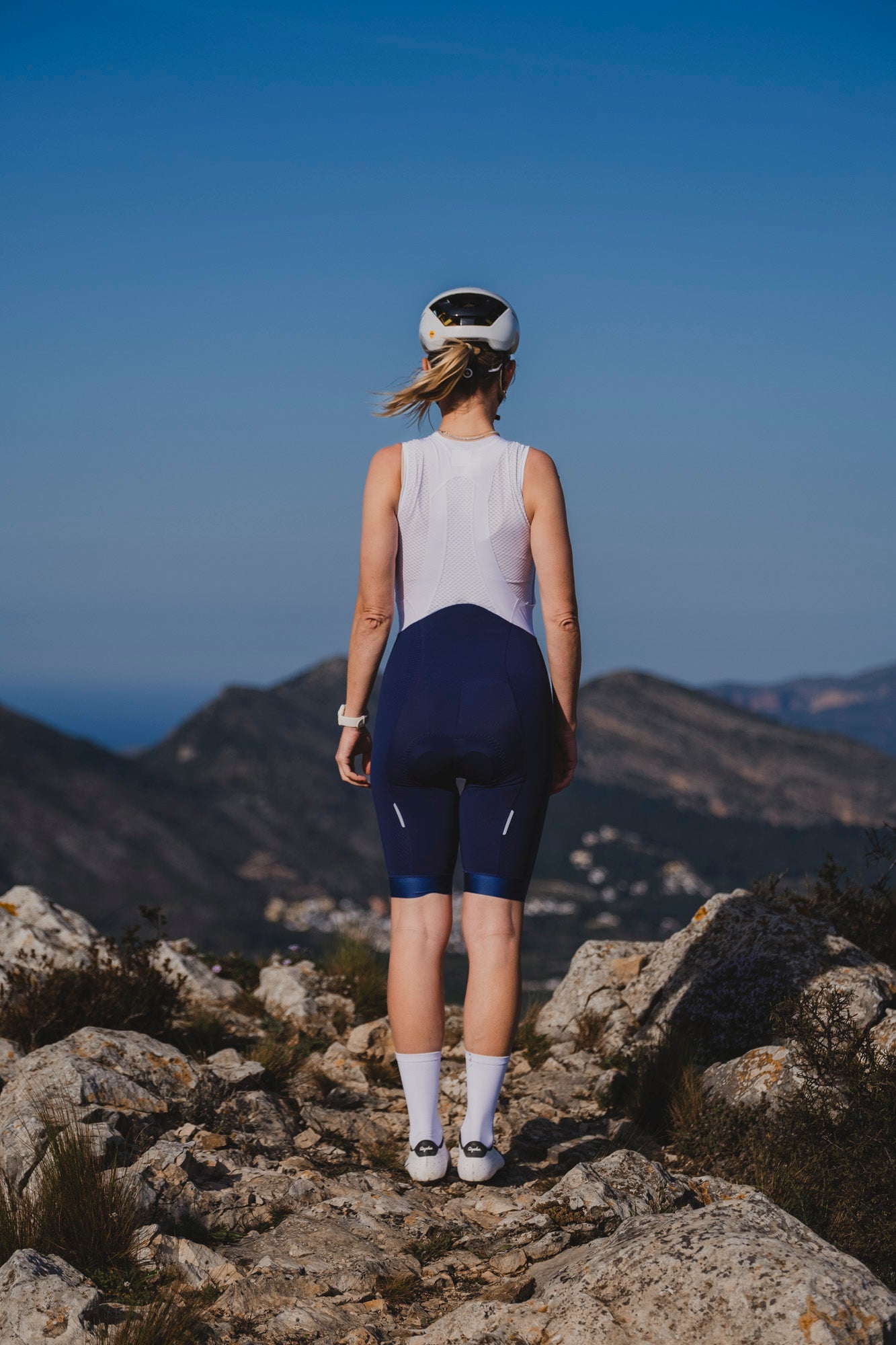 Essentials Women's Bib Shorts - Blue