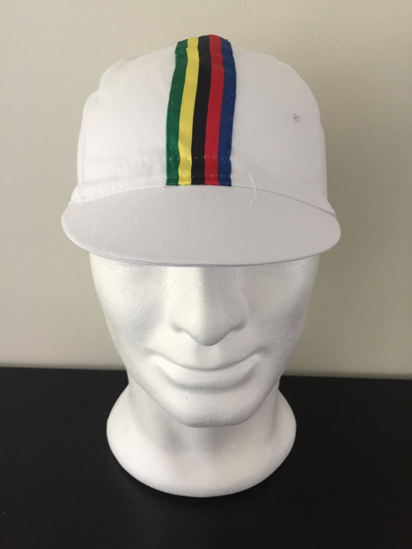 Koerspet / fietspet Worldchampion - Wit