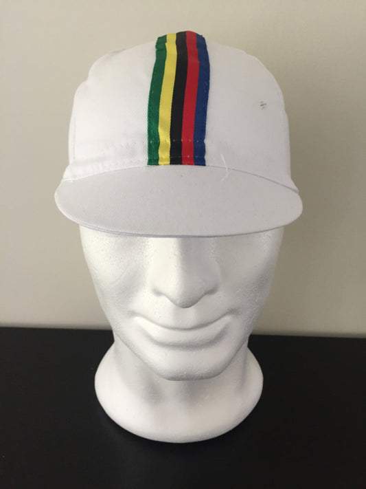 Koerspet / fietspet Worldchampion - Wit